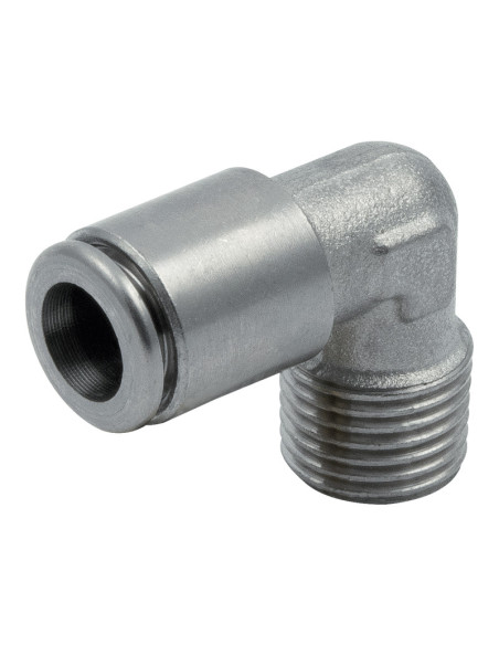 Racord cot cu filet conic, NSF, Food industrial, racorduri pneumatice, metal work pneumatic, fittinguri push-in, cot conic
