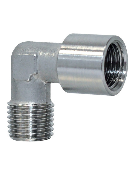 Racord cot cu filet interior-exterior XA10 Inox | AiroMag.Ro