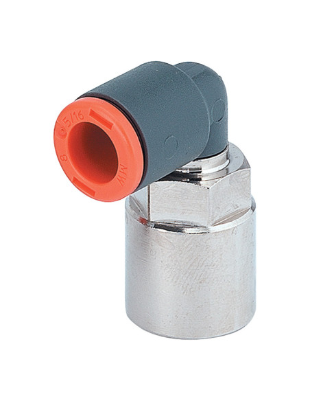 Racord Pneumatic Cot Orientabil R34F cu filet inetrior Metal Work