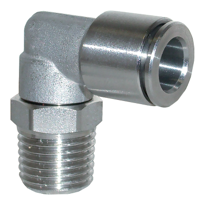 Racord cot rotativ cu filet conic XR31C Inox